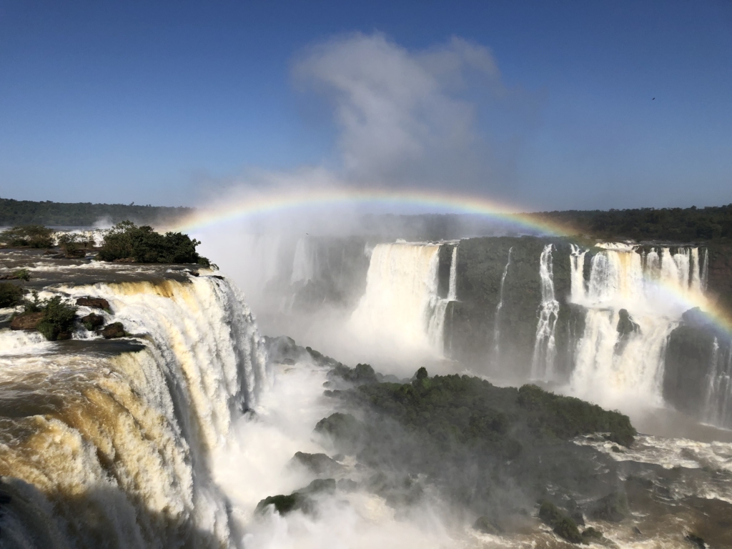 Iguazu falls in Brazil