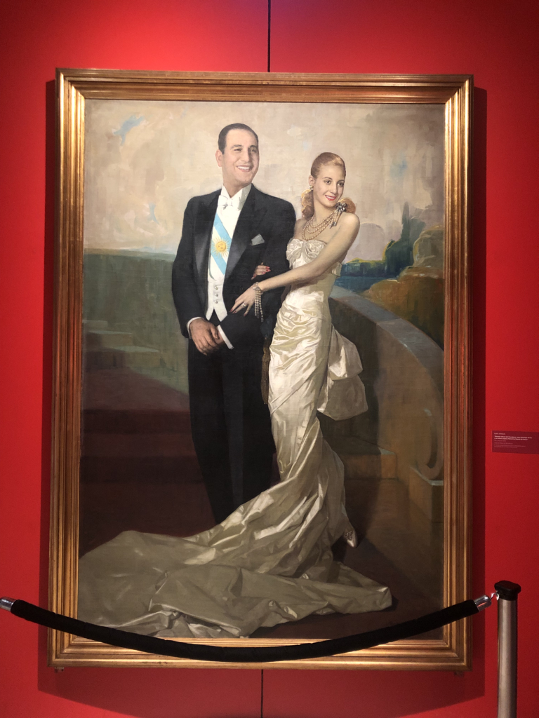 Portrait of Juan Domingo Peron and Eva Peron