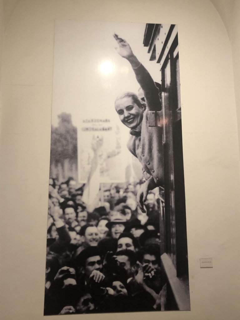 Photo of young Eva Peron