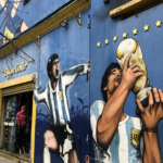 Graffiti of Maradona