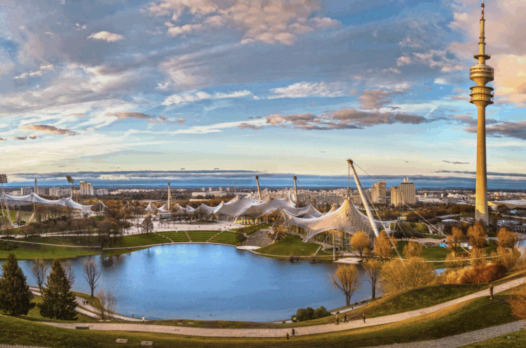 Munich landscape in Germany