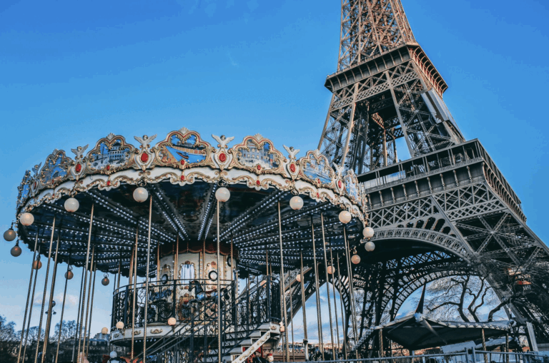 Eiffel tower in Paris, Europe
