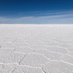 Salt ground in Uyuni salt flats