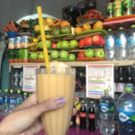 Fruit smoothie in Sucre, Bolivia
