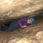 Crawling in a cave in Toro Toro, Bolivia