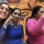 Selfie with Cholita wrestlers