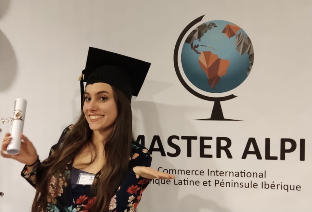 ALPI Master Degree ceremony, studying Business and languages specialized in South America