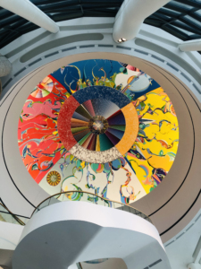 Art ceiling in Canadian Museum of History, Ottawa, Canada