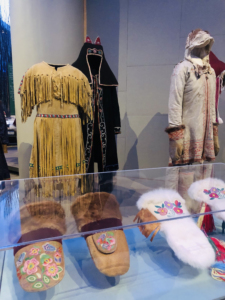 Native clothes in Canadian Museum of History